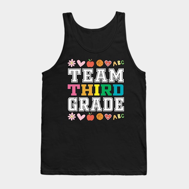 Team 3nd Third Grade - 1st Day of School Tank Top by Mr.Speak